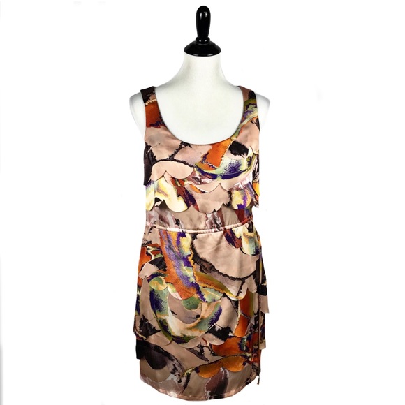 Ali Ro Vibrant Scallop Dress Size 2 - Picture 2 of 7